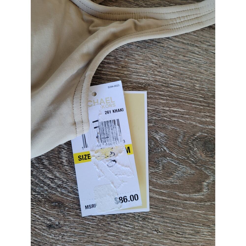 Michael Kors‎ Lace Up Bikini Top and High Waisted Belted Swim Bottoms Medium #17 - Picture 6 of 6